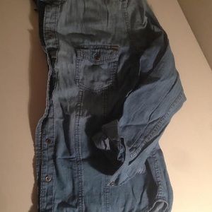 Calvin Klein jean shirt button up